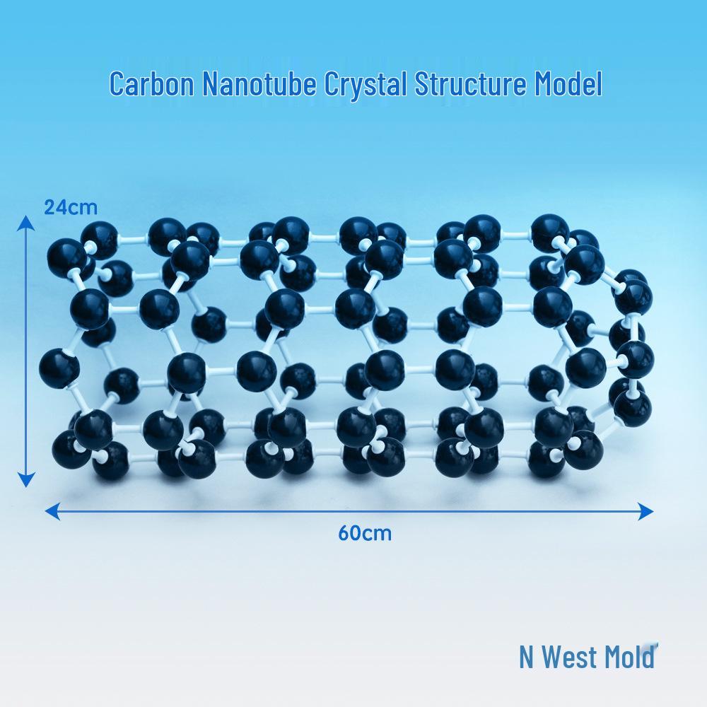 Carbon Nanotube M120: Fullerene Structure Carbon Atom Teaching Model Atom diameter 23mm