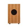 Cajon Drum Box Wooden Drum Hand Drum Smooth Glossy Surface Percussion Instrument Zebra Wood for