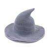 Vintage Halloween Woman Witch Hat Costume Wool Knit Hat Party Coseplay Masquerade Witch Hat Halloween Prop Decoration