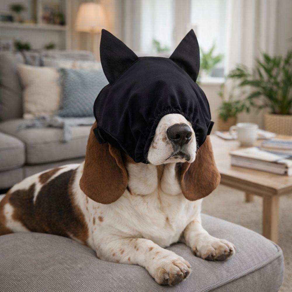 Noise Reduction Dog Pacify Eye Mask Light Blocking Stabilization Pet Soothing Eye Mask Anti Startle Comfort Fit
