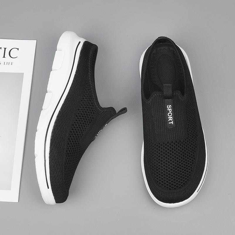 Fashion Big Size 47 48 49 Summer Men Women Half Shoes Slippers Slip On Casual Shoes Mesh Breathable Soft Comfortable Zapatillas Hombre