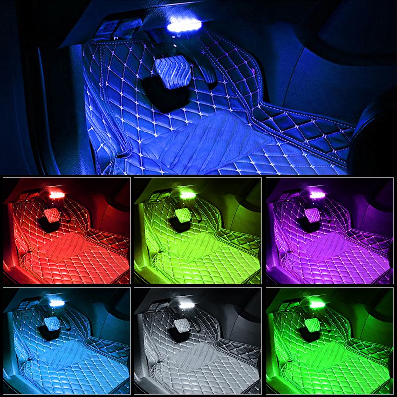 SEAMETAL Mini Touch Light for Car USB Rechargeable Led Light Magnetic Reading Lamp for Car Floor Trunk Hood