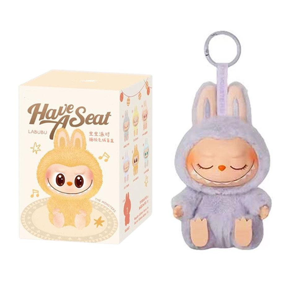 

2025 Новый Высококачественный Милый Labubu The Monsters Box Toys Cardiac Macarone Kawai Guess Bag Figure Model Bag Подарочный