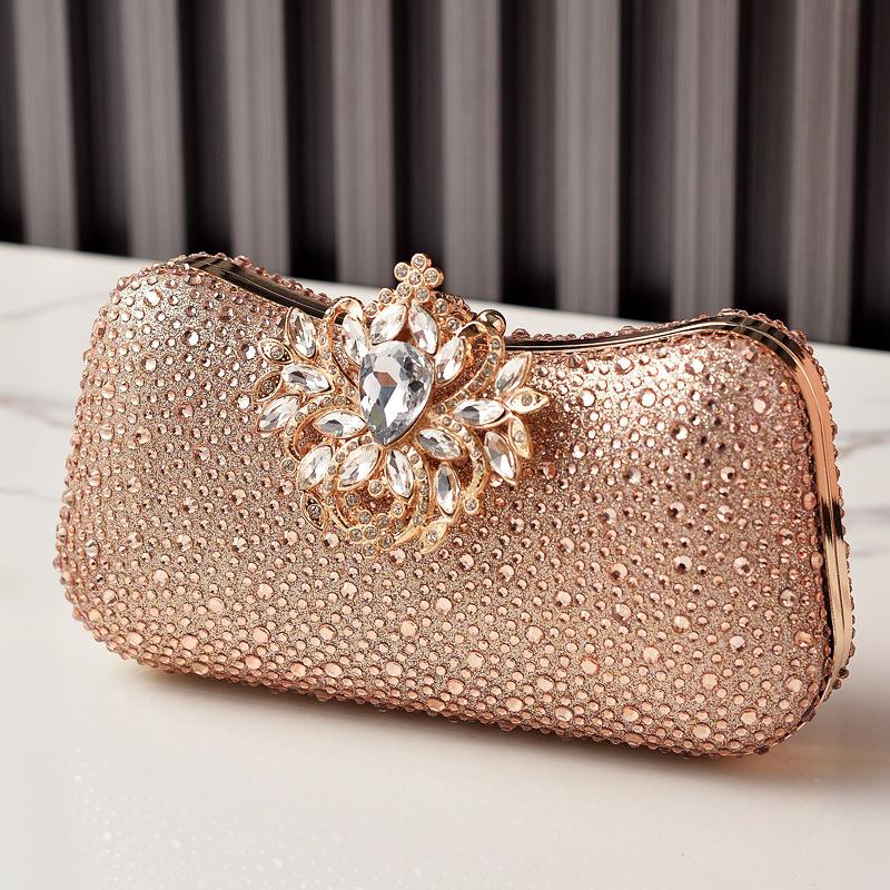 

Crystals Luxury Handbags Woman Party Bag Diamond Rivet Shine Shoulder Bag Evening Designer Brand Wallets Rhinestone Purse