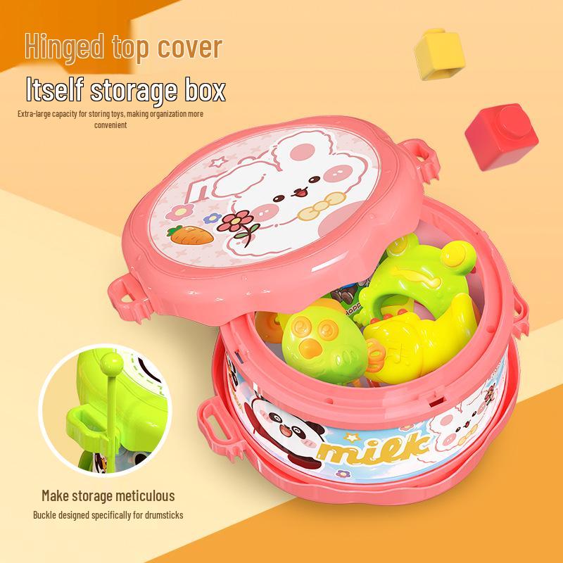 Early Childhood Hand-Clapping Drum: Educational Percussion Toy for Boys, Girls, Babies