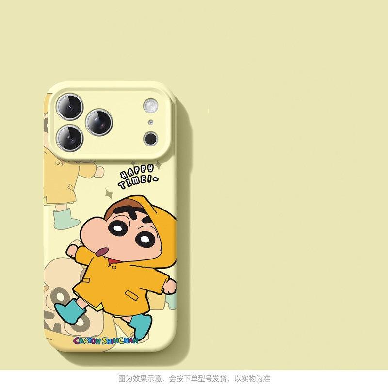 Raincoat Xiaoxin Applies To Apple 17 Mobile Phone Case 16 Imitation Liquid iPhone15 Fun 14 Cartoon 12 Soft 11