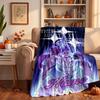 HUNTRIX Custom Flannel Blankets Soft Warm Cozy Throws for Home Decor Holiday Gifts