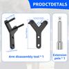 Lower Control Arm Prying Tool Alloy Steel Automotive Lower Control Arm Removal Tool Labor-Saving Car Lower Arm Disassembly Tool