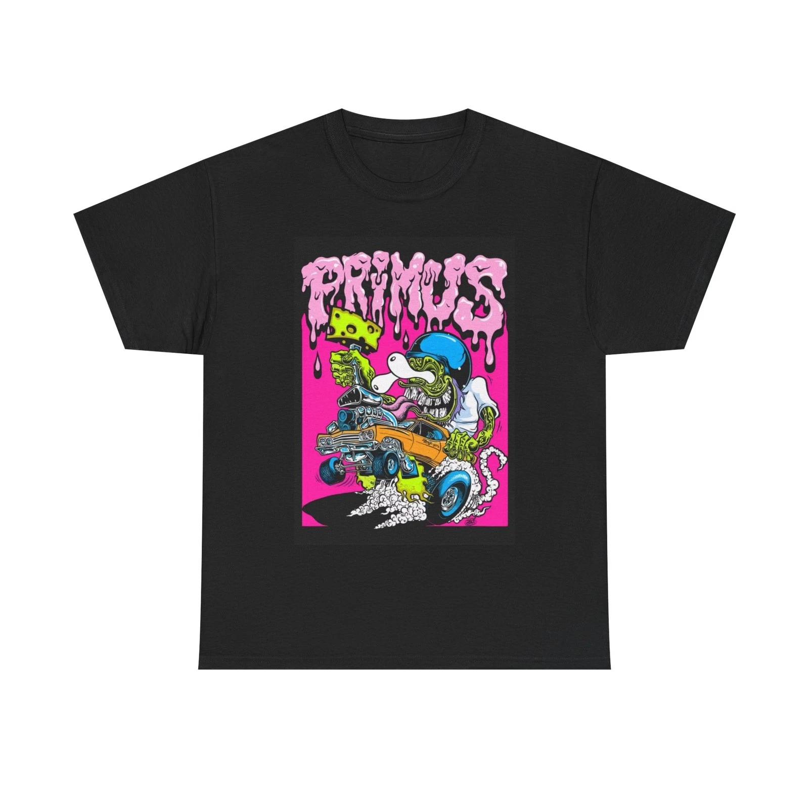 

Primus Tshirt rock Band 90s skate vintage graphic rat fink Heavy Cotton Tee XL