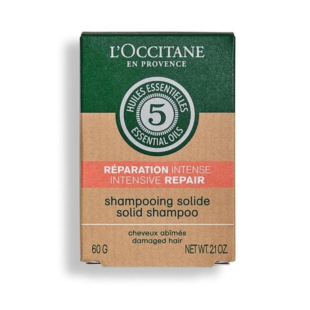 LOCCITANE Твердый шампунь для интенсивного восстановления, 60 г, 1 шт.