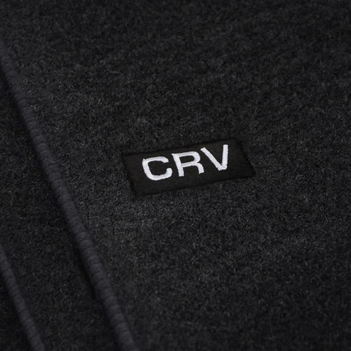 Fußmatten - Logo - Honda CRV - Schwarzer Velours - 4 Stück - Rutschfest - Maßgefertigt