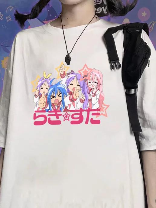 Lucky Star anime T-shirt (standard & oversized) M