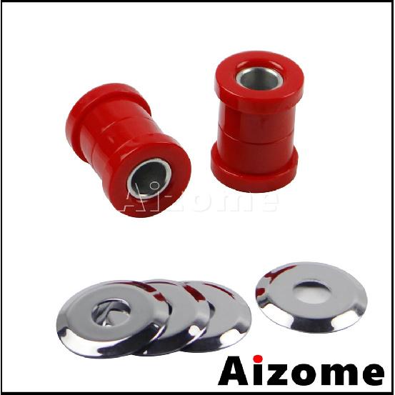 Motorcycle Heavy Duty Handlebar Riser Bushing For Harley Sportster 1973-17 Softail Dyna 73-17 Handle Bar Polyurethane Bushings красный
