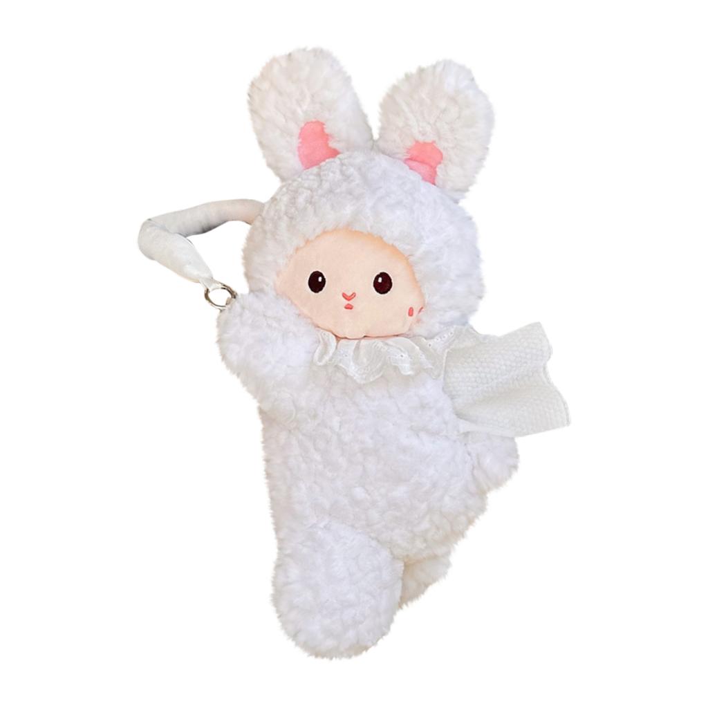 Cartoon Cute Car Tissue Box Plush Toy Car Interior Decoration Paper Box Multifunctional Car Tissue Bag