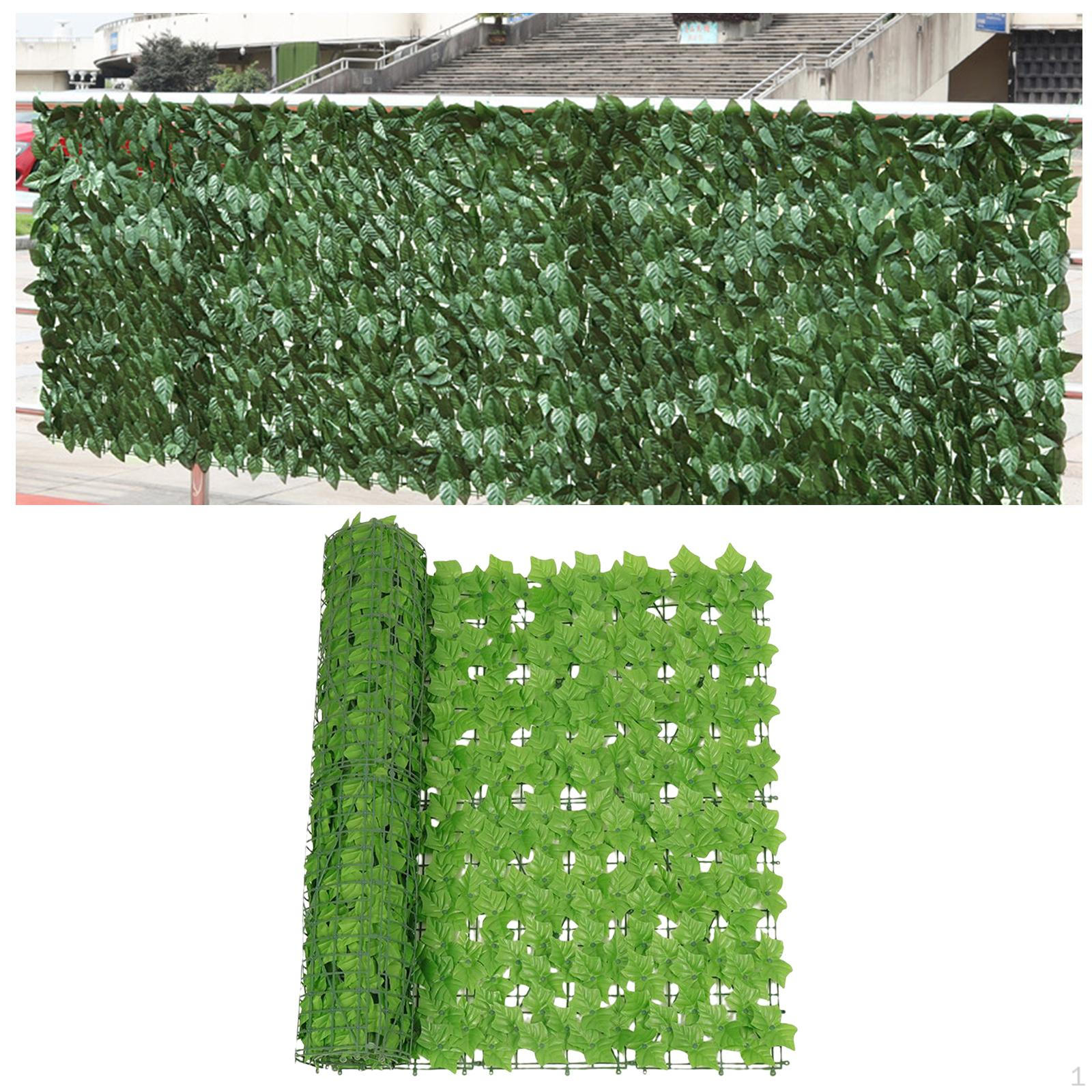 

Artificial Ivy Privacy Fence 9 X118.11 Inch for Patio H(50x300cm)