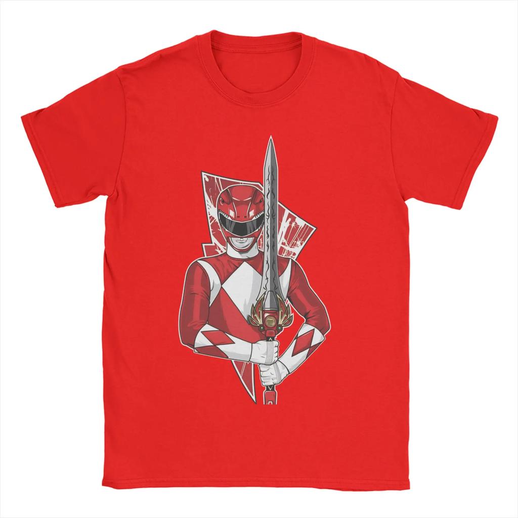 Unisex Unisexs Tshirts The Pink Power Rangers Vintage Pure Cotton Tee Shirt Short Sleeve T Shirts Crew Neck Clothing Party