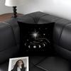 C-Celestial H-Hands Art Print Cushion Cover Natural Linen Organic Fabric Double-Sided Printing Sofa Home Decor Gift Pillow Case