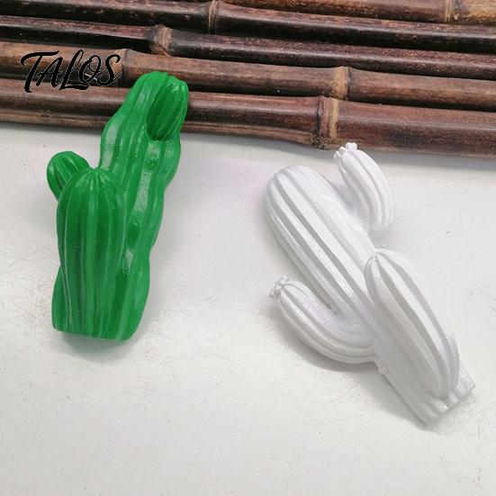 Multi Purpose Wall Hangers Cute Cactus Adhesive Hook, Nail-Free Resin Strong Load-Bearing Hanger, Small Space Storage Hooks Mount Organizer