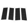 4pcs EVA Surfboard Deck Traction Pads Non Slip Surf Deck Grips Mat for Surf Water Sports