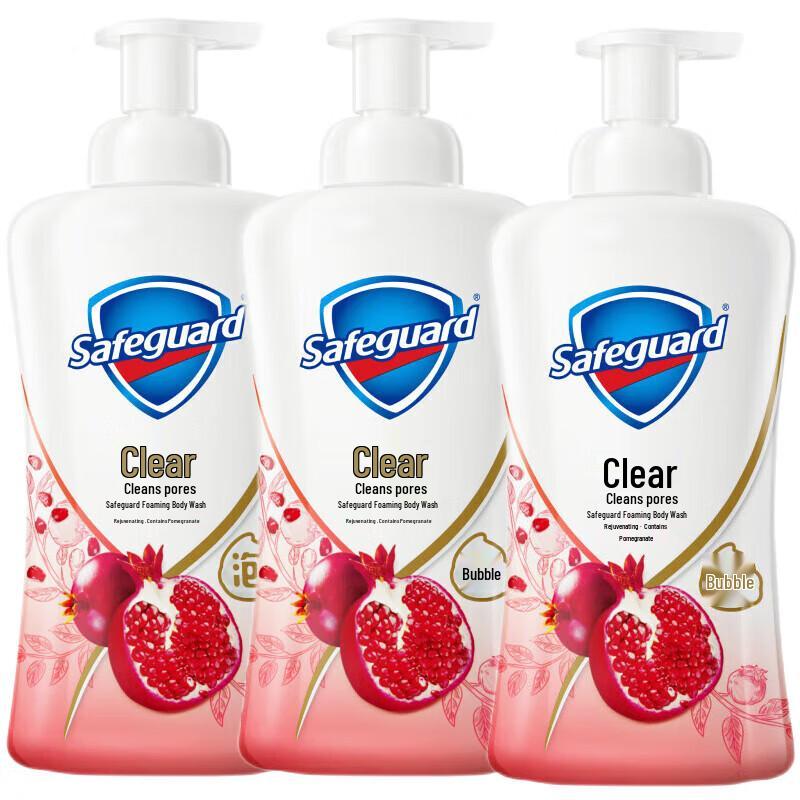 

Safeguard Red Pomegranate Foaming Body Wash 3-Pack