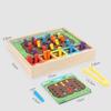 Montessori Color Classification Catching Worms Game Early Educational Intelligence Development Toys for Kids Birthday Gifts