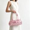 Stylish Jelly Dot Print Crossbody Bag Women Small PVC Shoulder With Snap Phone Pocket