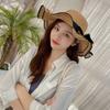 Large Sunscreen Bucket Hat Bohemian Fisherman Hat Portable Straw Weave Sun Hat  Outdoor