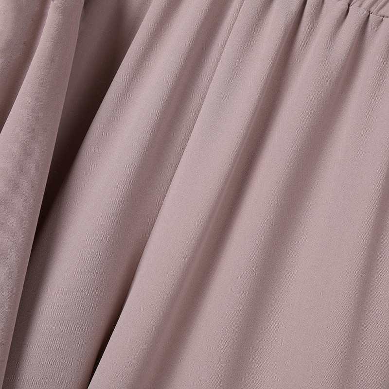 Dámský skromný módní set 2024 jednobarevný pulovr midi šaty a dlouhé kalhoty - kolekce Blízkého východu jaro/podzim