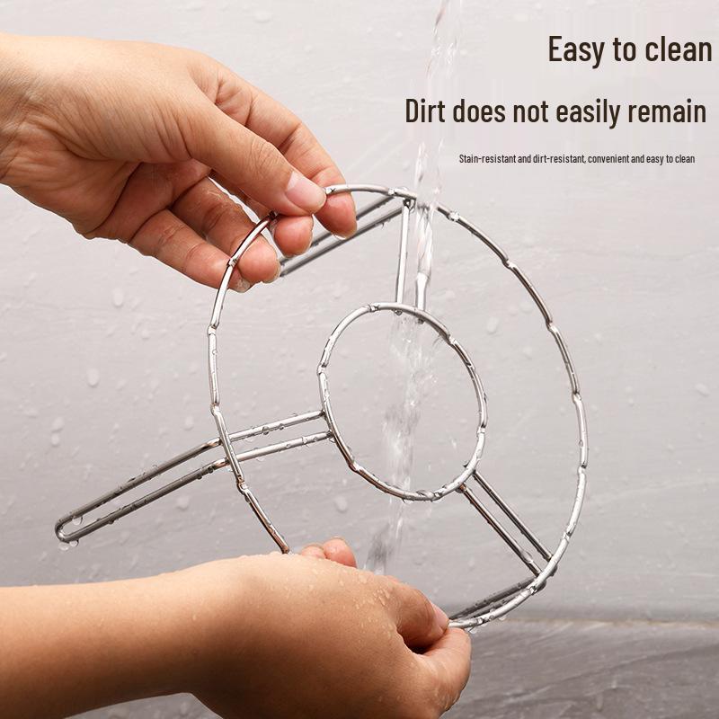 

24-Skewer Stainless Steel Air Fryer Grill Rack, Round Detachable Kebab Set 16x10cm Round Grill Rack, 9.5cm Pins [12 Skewers]