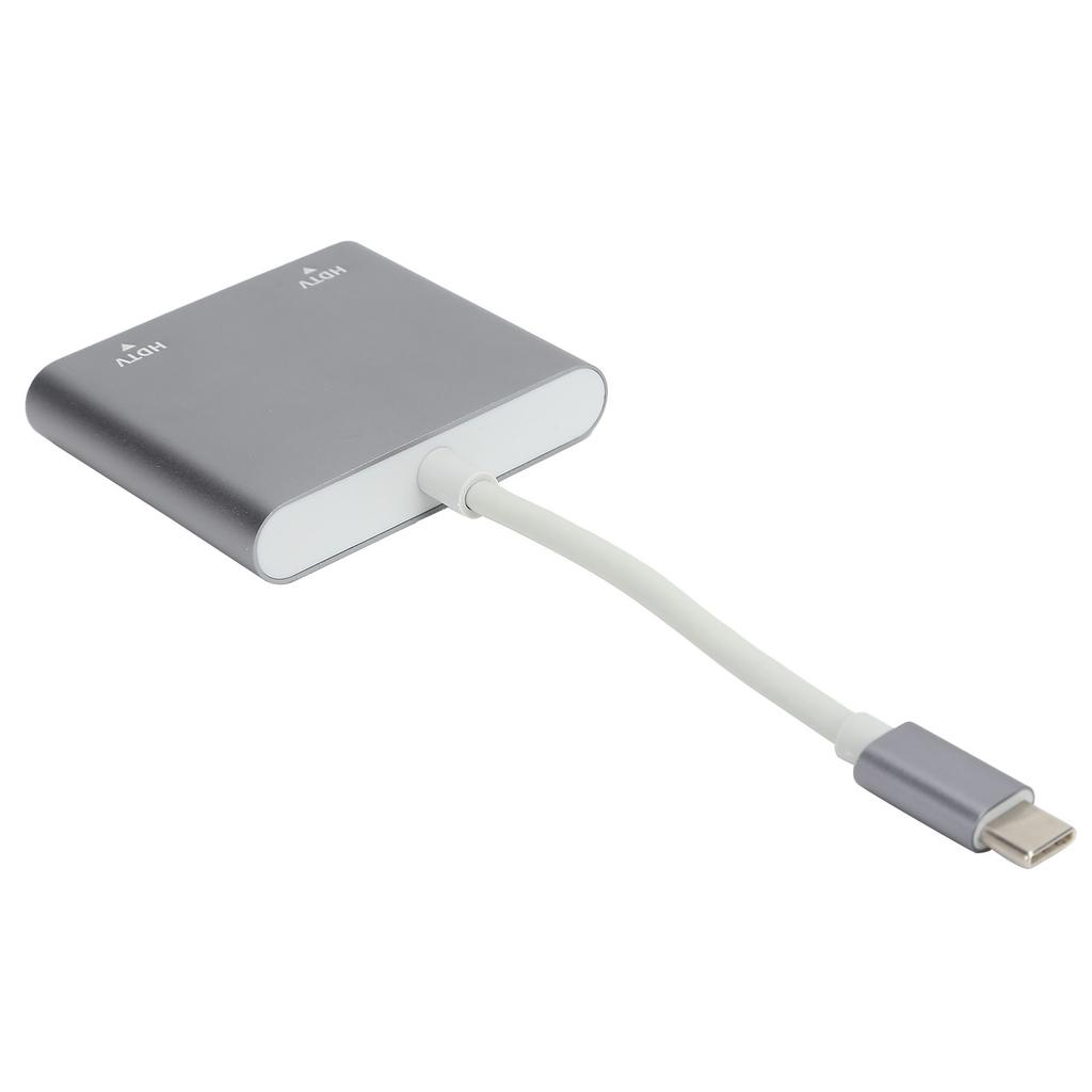 TypeC To 2 In 1 HD Multimedia Interface Adapter Video Converter for MacbookPro 2015 2016 2017 2018