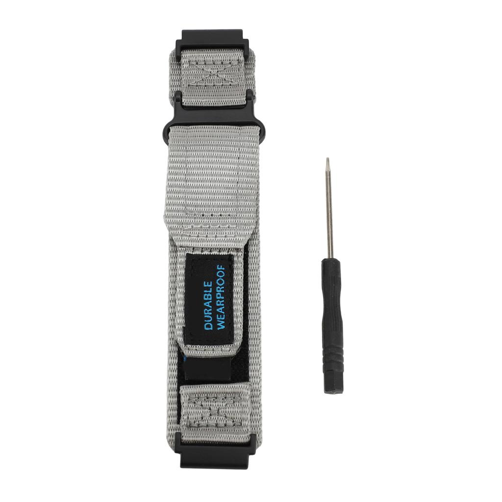 Nylon Watch Band for Huami T Rex Ultra Smartwatch Hook and Loop Fastener Breathable Woven Replacemen