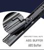 Silent Three-Section Damping Drawer Slides with Buffer Rails