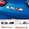 3D ABS Pro BMW M Logo X1 X2 X3 X4 X5 X6 X7 E84 E83 F39 F48 G01 Auto Písmeno Zadní Kufr Nárazník Znak Samolepka Odznáček Styling