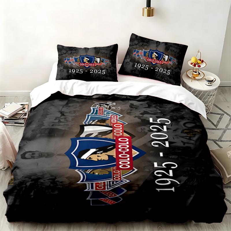 Colo colo 3pc set Perfect for bedroom use Comfortable bedding set includes a duvet cover and two pillowcases Ideal birthday or Christmas gift
