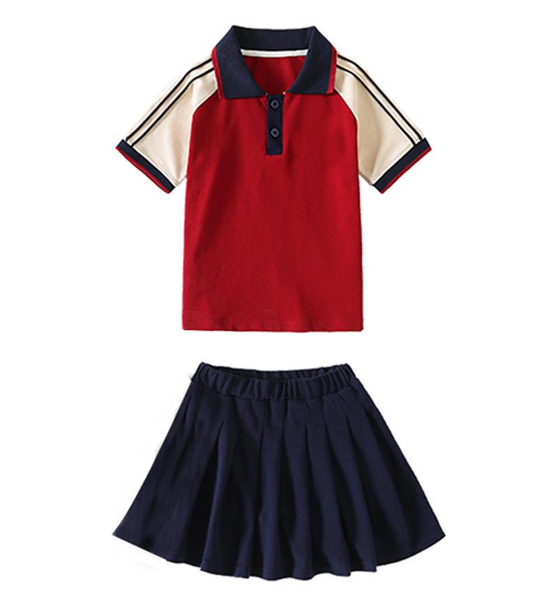 Customizable Unisex Kindergarten Academy Uniform Set for Children