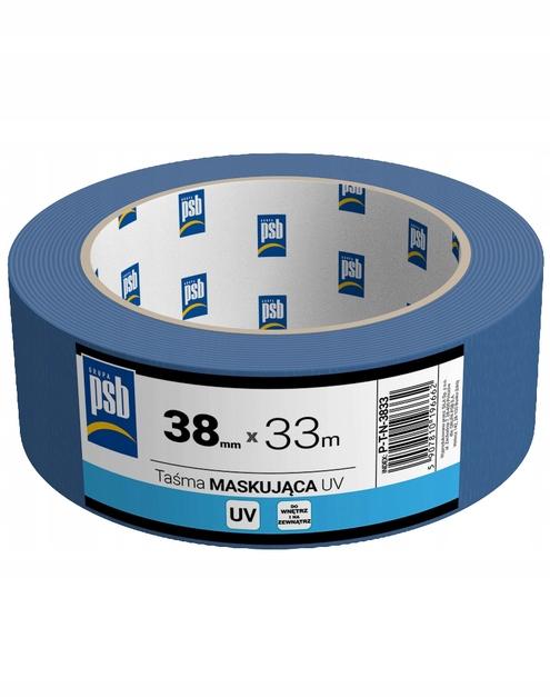 Blue UV masking tape 38 mm 33 m