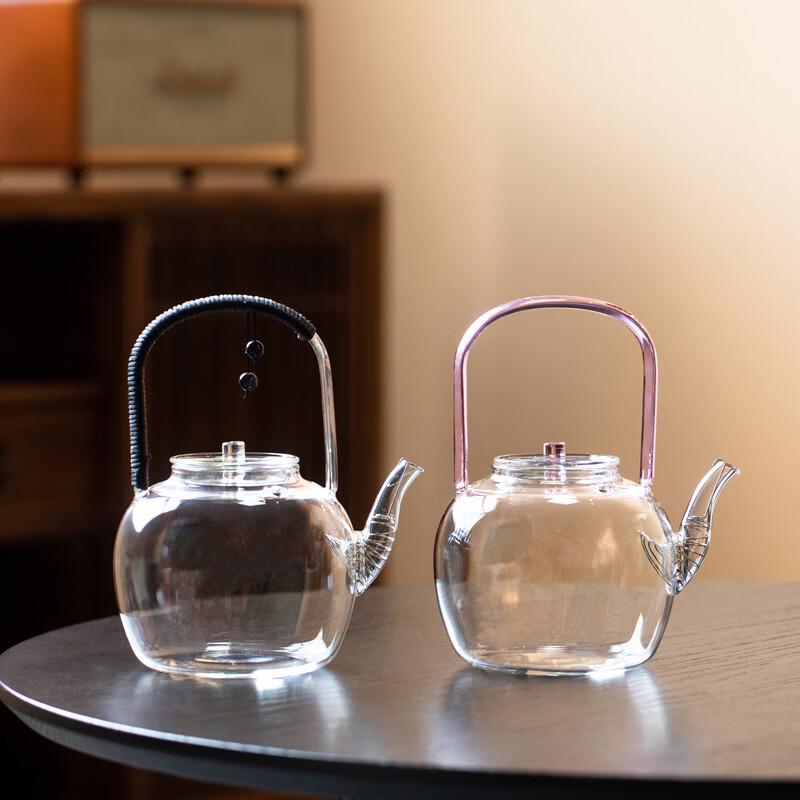 Shangqi Thickened Glass Teapot with Tea-Water Separation