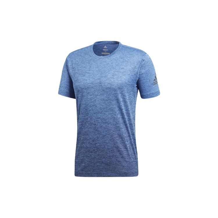 Adidas T Shirts Men's Navy Blue Crew Neck Moderate Straight Fit CX0218