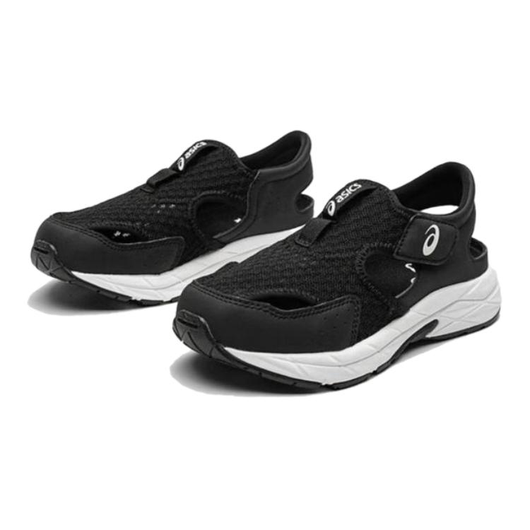 Asics RUNNING KIDS CONTEND Children's Sandals Black White Kids' 1014A372-001