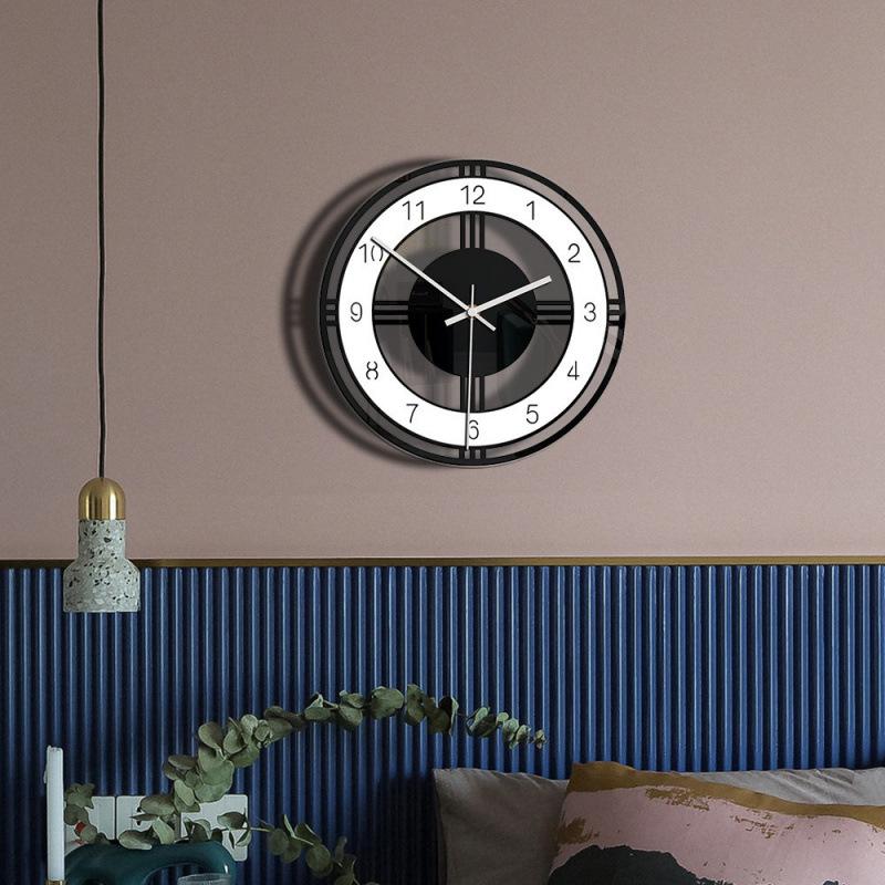 Modern Style Wall Clock Silent Modern Transparent Clocks Quartz Movement Wall Watches Modern Home Wall Decoration Accessories