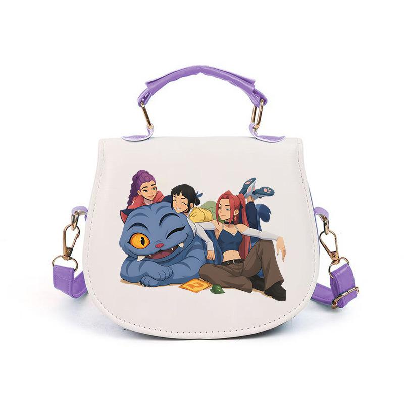 Kpop Animation Cartoon Printing Korean Version Of The Trend Handbag Multi-Function Portable Shoulder Messenger Bag