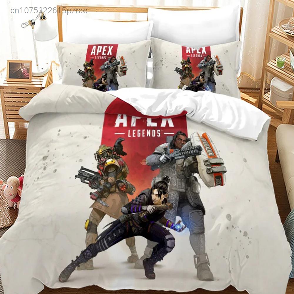 APEX Legends Bedding Set For Bedroom Soft Modern Bedspreads Comefortable Kids Duvet Cover Quilt Cover And Pillowcase