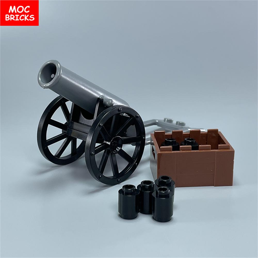 MOC Steine Suona Horn Militärpistole Piraten Gewehr Soldat Gamaschen Helm Actionfigur Zusammengebaute Bausteine Jungen Spielzeug