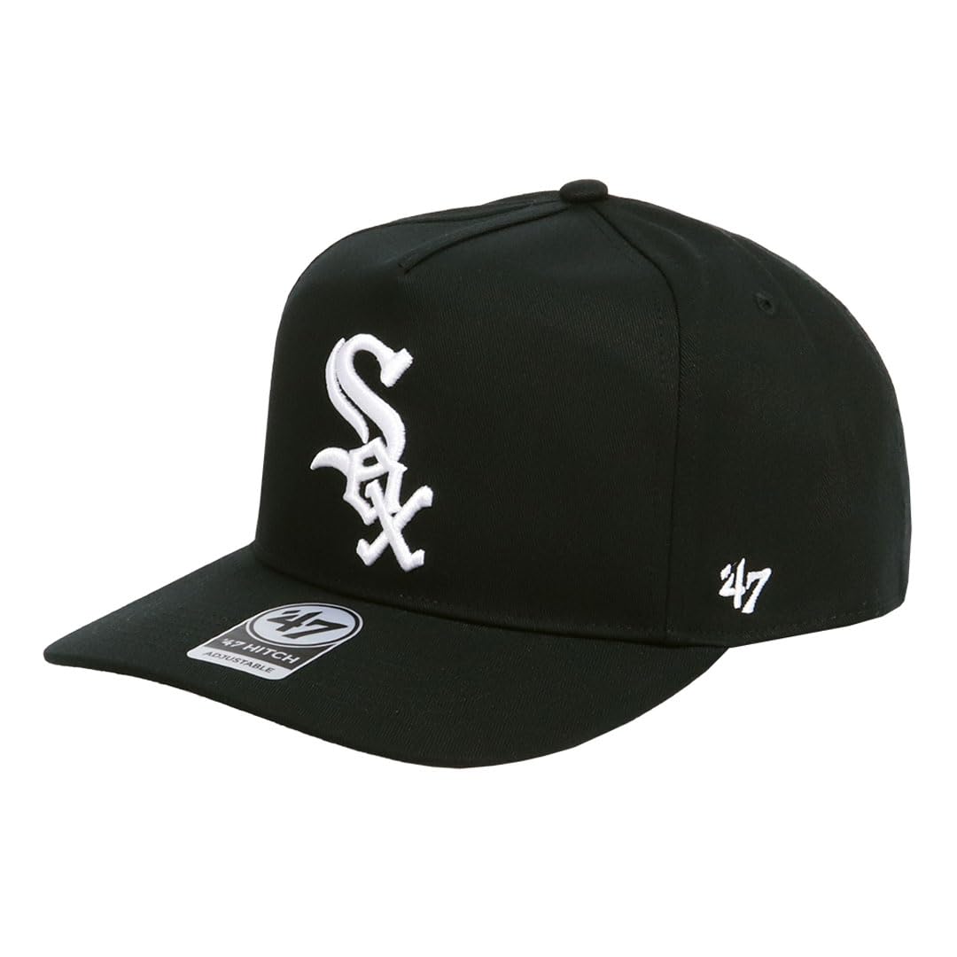 

Бейсбольная кепка Seven Cap 47 Major League Logo Brand Hitch Hat Snapback Chicago White Sox Black [Forty Brand] Мужская