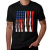 Skeet Shooting Usa Flag Trap Shooting Clay Pigeon Tshirt Quick Dry Travel Tshirt