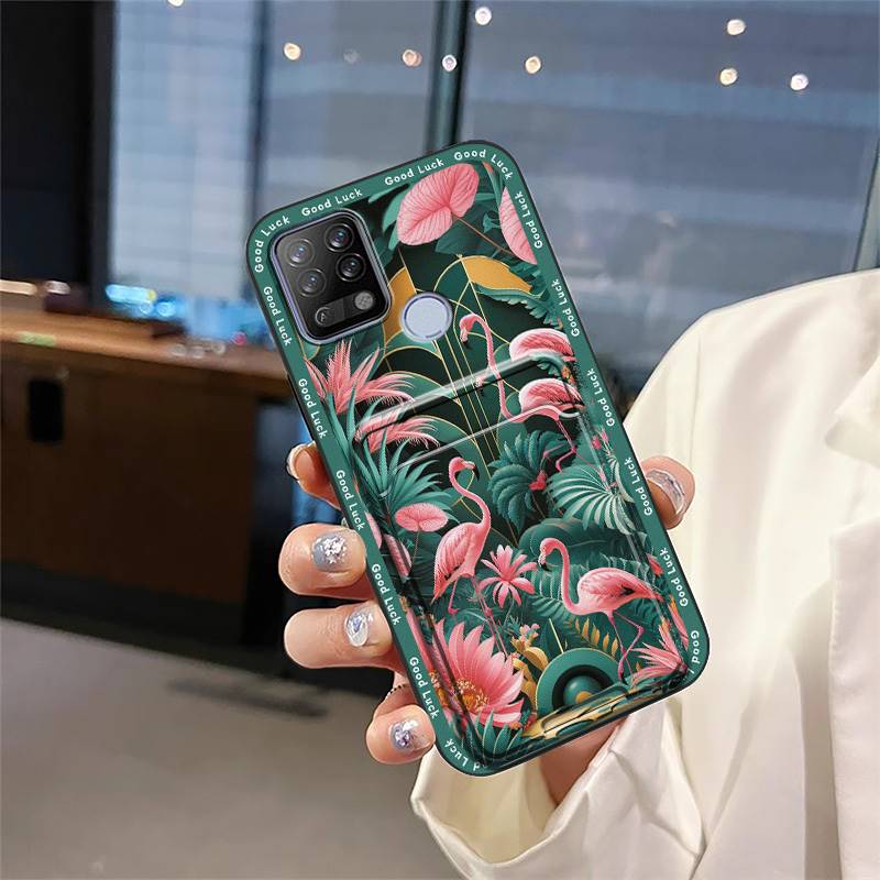 Graffiti Full Wrap Phone Case For Tecno Pova/LD7 Protective Card Slot Cover Dirt-resistant Soft Case Durable Card Bag