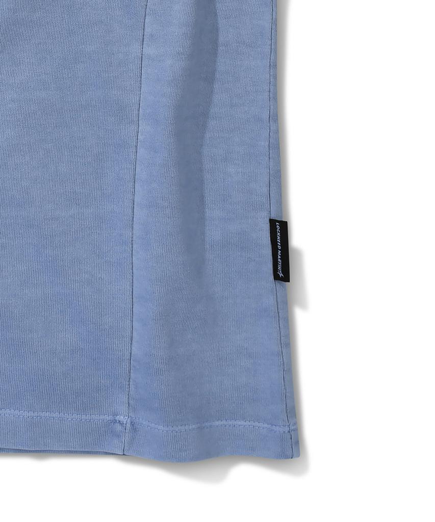 Loghideumatin Pigment Dying Over Fit Ts (Blue)