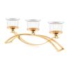 Candlestick Holders Iron Metal Taper Candle Holders Decorative Candle Stands 3 Arm Candelabra for Home Decorations