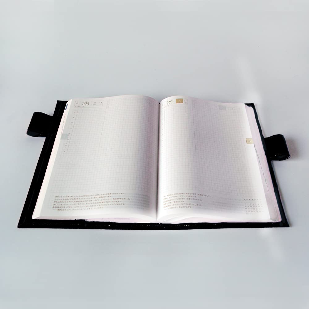 Hobonichi Techo Cousin Size A5 Book Cover Not (Planner Included) (Black)