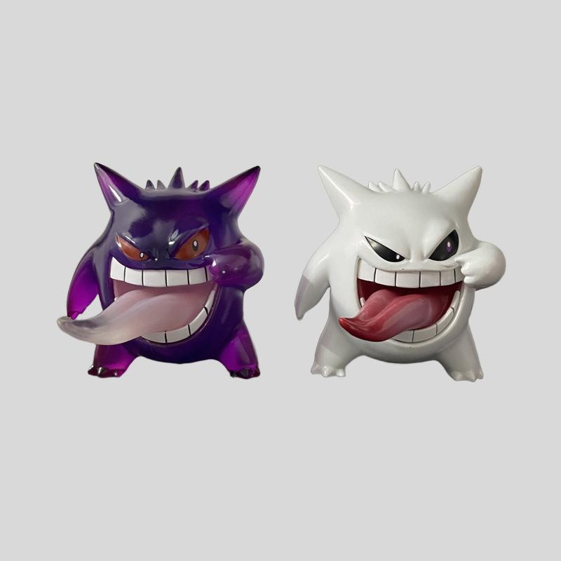 Pet Symbiotic Pokémon (GK) Figurine, Two Versions: "Snick the Tongue-Flapping Ghost" and "Anime-style 2D Model"